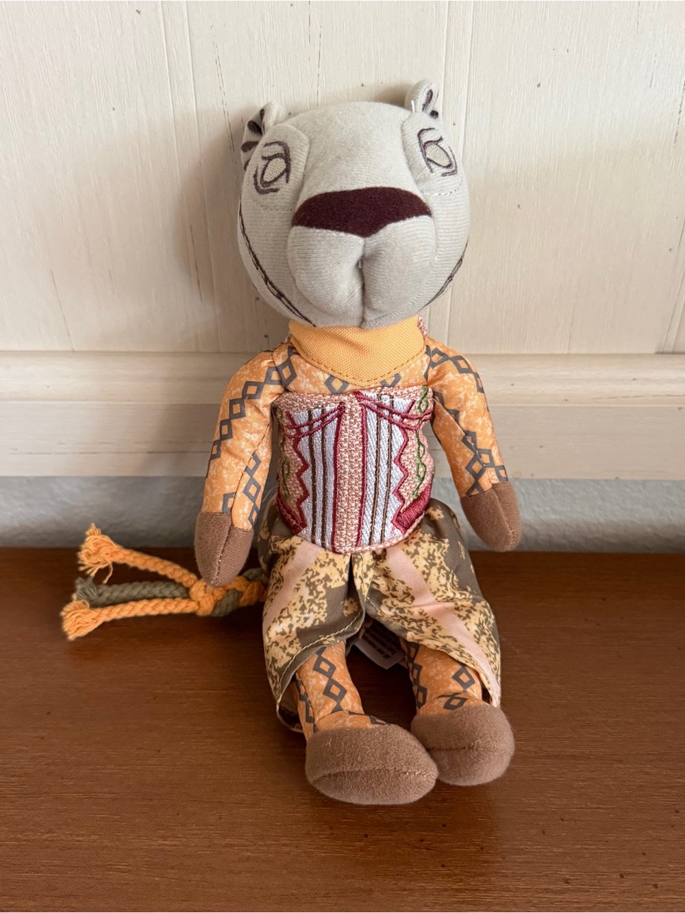 Disney The Lion King Broadway Musical Nala Plush 9” Theatrical Folk Primitive
